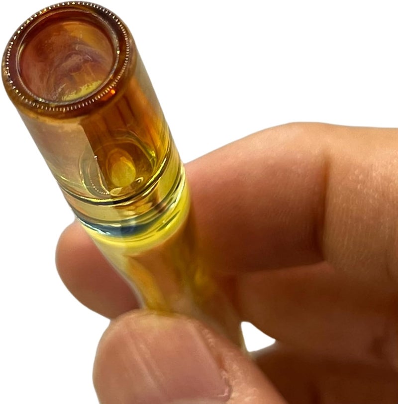 Spring.Rdus 2 PCS 3 Inch long Handmade Golden Borosilicate Glass Tube 11mm 0.4IN OD, 9mm 0.35 ID Glass Blowing Stem Steam Tube - Image 5